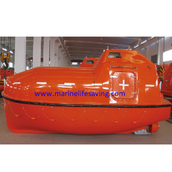  Solas Approved Marine Life Saving Equipment GRP Totally Enclosed Lifeboat with Davit